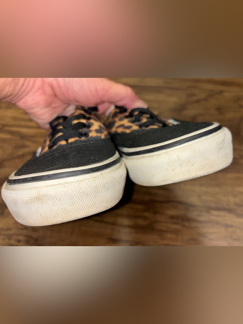 Vans Sneakers Cheetah Print Size 5.5 Women/4 Men - Picture 5 of 8